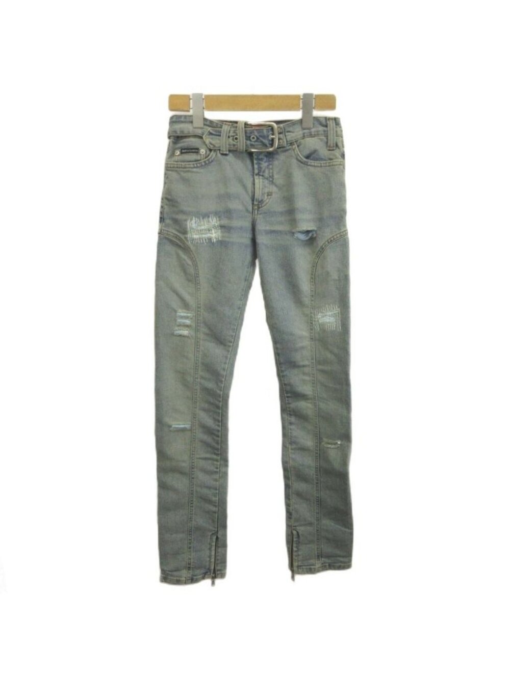 Dolce & Gabbana Denim Distressed Jeans Pants Zip Fly 38 Blue 24